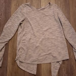 ZYIA Large ash split back long sleeve- EUC